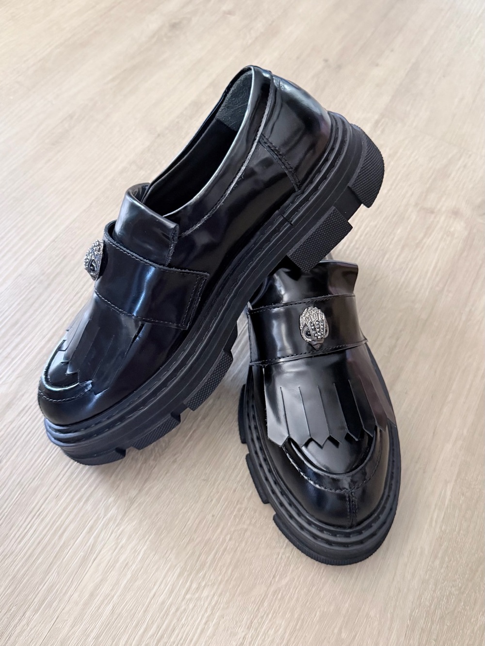 KURT GEIGER LONDON, BIRD EAGLE LOAFER, SIZE 39